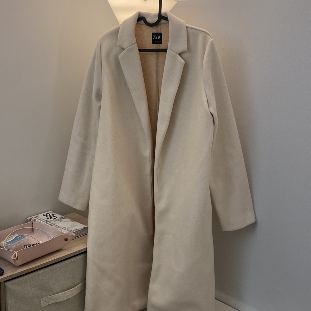 Zara white jacket